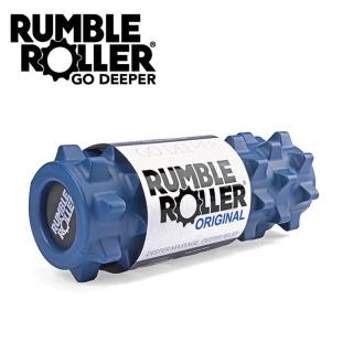 【Rumble Roller】深層按摩滾輪 狼牙棒 短版31cm 標準版硬度(瑜珈柱 按摩滾筒 筋膜放鬆 瑜珈滾筒)