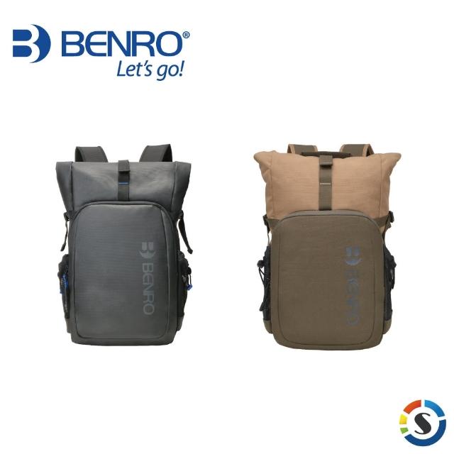 【BENRO 百諾】Incognito B100 微行者系列雙肩攝影背包-黑/卡其(勝興公司貨)