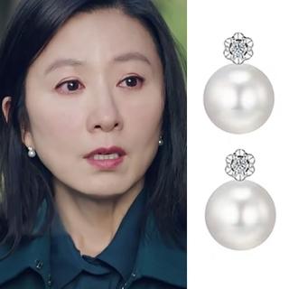 【HaNA 梨花】韓國夫妻的世界金喜愛珍珠點鑽耳環