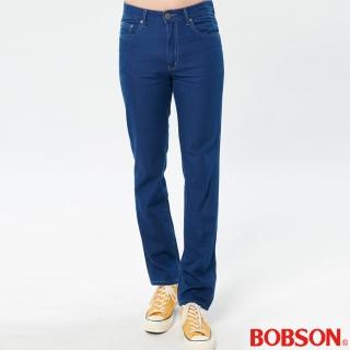 【BOBSON】男款中腰輕量貼合直筒褲(1846-53)