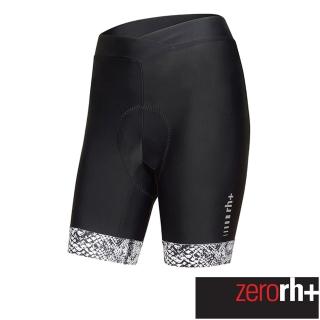 【ZeroRH+】義大利ELITE精英系列女仕專業自行車褲-20公分(黑/白 ECD0737_81P)