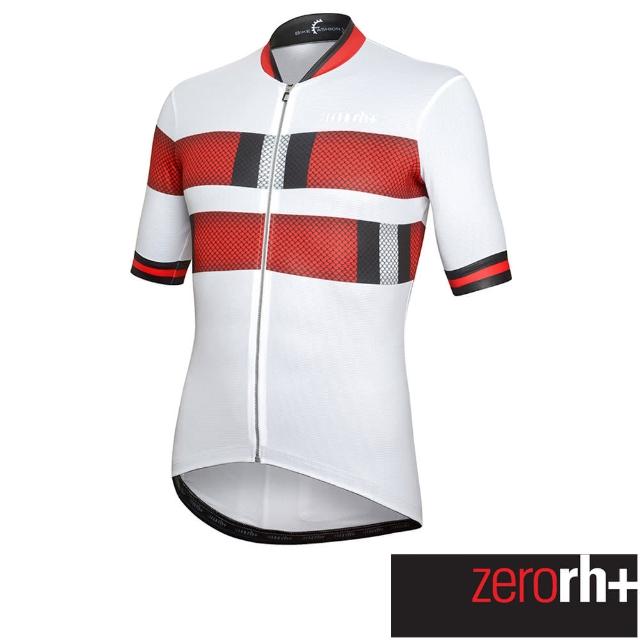 【ZeroRH+】義大利SNAKE系列男仕專業自行車衣(白色 ECU0707_90P)