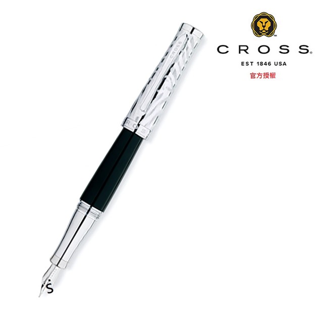 【CROSS】SAUVAGE紗吻系列 瑪瑙黑鋼筆+筆套(AT0316-3)