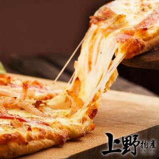 【上野物產】30片 6吋馬賽蘑菇起士培根 pizza(120g土10%/片)