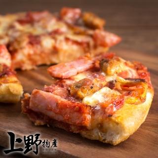 【上野物產】15片 6吋蘑菇起士培根披薩(120g土10%/片 批薩/披薩/PIZZA)