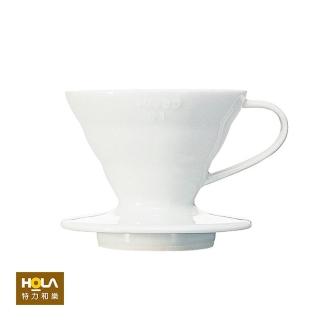 【HOLA】HARIO V60白色01磁石濾杯