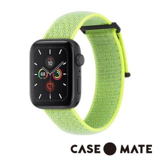 【CASE-MATE】Apple Watch 42-44mm(尼龍運動型舒適錶帶 - 霓虹綠)