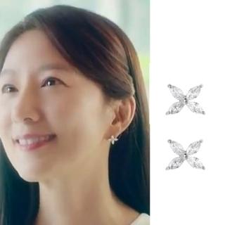 【HaNA 梨花】韓國夫妻的世界金喜愛水晶四葉草耳環
