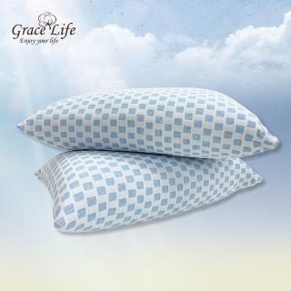 【Grace Life】台灣製 全方位透氣獨立筒枕(2入)