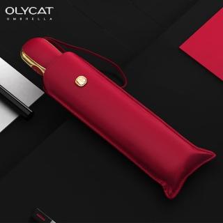 【樂邁家居】OLYCAT 簡約質感 自動折疊傘(五折四色任選)