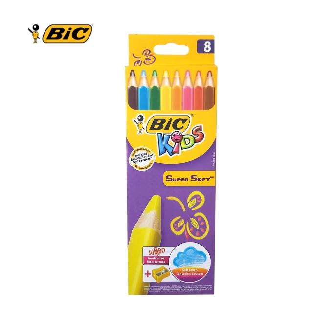 【BIC】色鉛筆-握筆練習組(8色)