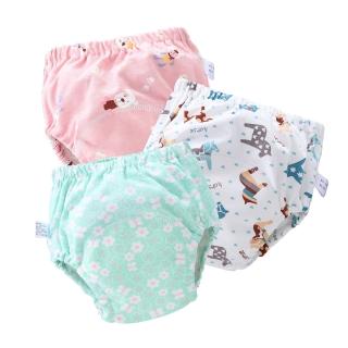 【JoyNa】寶寶學習褲6層紗布純棉兒童隔尿褲尿布褲(6件入)