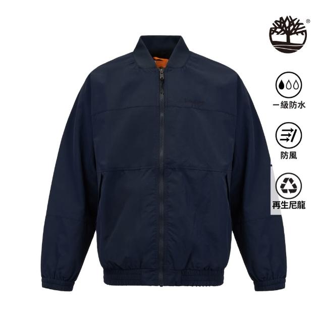 Timberland】男款深寶石藍防潑水防風外套(A6R87433) - momo購物網