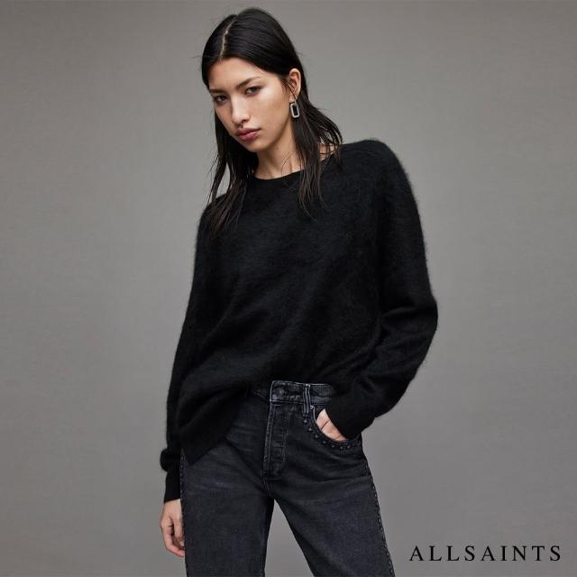 【ALLSAINTS】Chrissy 喀什米爾羊毛針織上衣Black WK095V(修身版型)