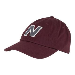 【NEW BALANCE】帽子 棒球帽 運動帽 遮陽帽 咖啡紅 LAH21214NBY