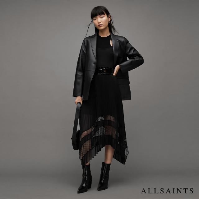 【ALLSAINTS】SABRINA 中長裙Black WS006Z(常規版型)