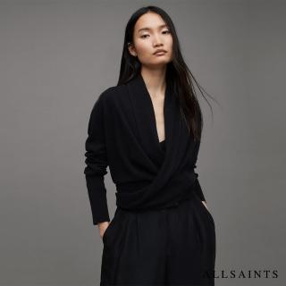 【ALLSAINTS】PIRATE 喀什米爾羊毛開襟衫Black WK030Z(舒適版型)