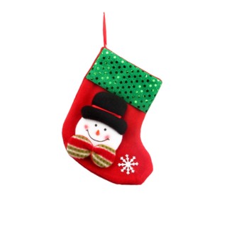 可愛聖誕襪 聖誕佈置(聖誕襪 禮品袋 聖誕掛件 裝飾品)