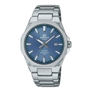【CASIO 卡西歐】EDIFICE 輕薄系列 藍寶石水晶玻璃 大三針腕錶(EFR-S108D-2AV)