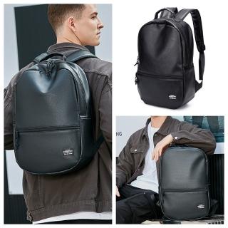 【LEEHER】大學生包包/韓國包包/後背包/皮革包包/黑色包包/雙肩包/大容量包包/旅行背包/潮流包包/書包