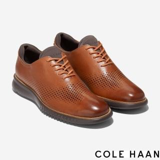 【Cole Haan】2.ZG LASER WINGTIP OX LINED 翼尖牛津 正裝男鞋(棕褐色-C25351)