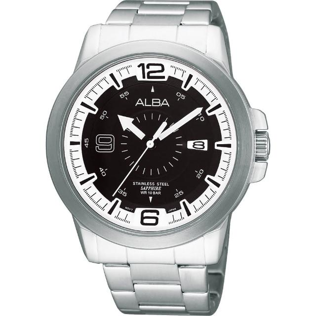 【ALBA】雅柏官方授權A1 男時尚運動腕錶-44mm(AS9163X)