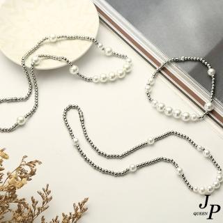 【Jpqueen】珍珠不鏽鋼珠項鍊嘻哈街頭百搭頸鍊手鍊(3款可選)