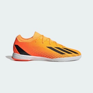 【adidas 愛迪達】X SPEEDPORTAL.3 IN 男鞋 避震 足球鞋 橘黃(GZ5069)