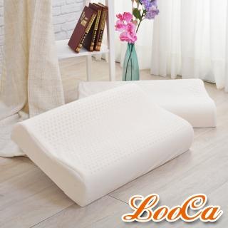 【LooCa】特大型-頂級HT工學型乳膠枕(2入)