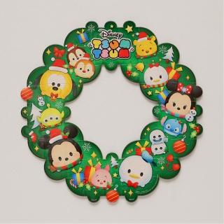 【Pintoo】56片造型花圈拼圖 - Tsum Tsum - 聖誕花圈