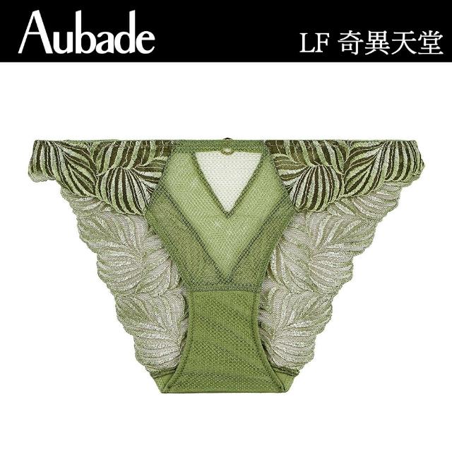 【Aubade】奇異天堂刺繡三角褲-LF(叢林綠)