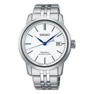 【SEIKO 精工】Presage琺瑯錶盤自動機械錶/40.2mm/SK035(6R55-00D0S)