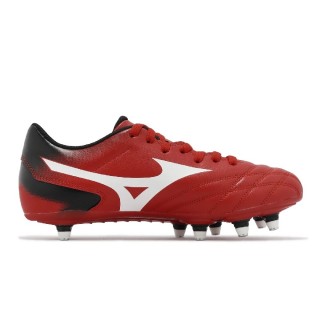 【MIZUNO 美津濃】WAITANGI CL 男款 超寬楦 橄欖球釘鞋 美式足球 紅白(R1GA200101)