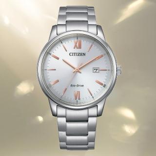 【CITIZEN 星辰】PAIR系列 光動能時尚腕錶 40mm(BM6978-77A)