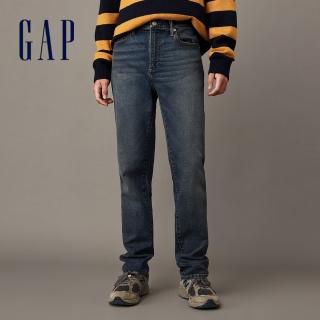 【GAP】男裝 緊身牛仔褲-深藍色(840899)
