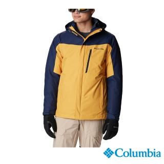 【Columbia 哥倫比亞 官方旗艦】男款-WhirlibirdOmni-TechOT防水鋁點保暖兩件式外套-黃色(UWE11550YL/HF)