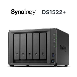 【Synology 群暉科技】搭希捷 4TB x2 ★ DS1522+ 5Bay NAS 網路儲存伺服器