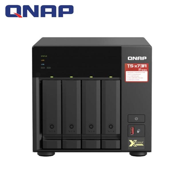 【QNAP 威聯通】搭希捷 4TB x2 ★ TS-473A-8G 4Bay NAS 網路儲存伺服器