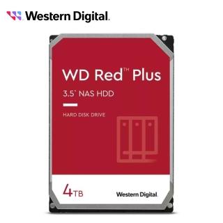【WD 威騰】4入組 ★ 紅標 Plus 4TB 3.5吋 5400轉 256MB NAS 內接硬碟(WD40EFPX)