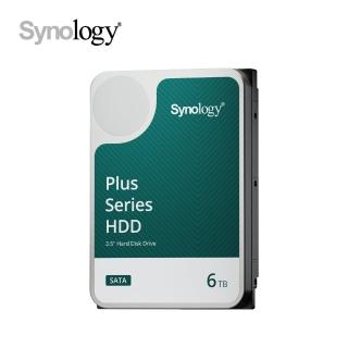 【Synology 群暉科技】4入組 ★ HAT3300 PLUS系列 6TB 3.5吋 5400轉 256MB NAS 內接硬碟