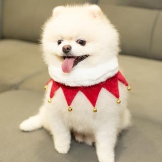 【QIDINA】寵物聖誕派對領巾/寵物領巾A款(寵物領巾 寵物服飾 寵物衣服 貓衣服 狗衣服)