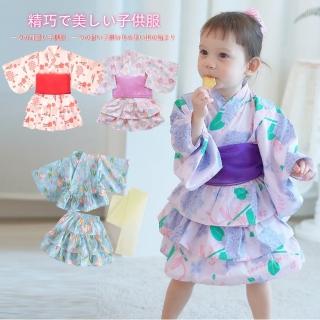 【Baby 童衣】女童日式浴衣套裝 女寶寶蛋糕裙套裝 23002(共４色)