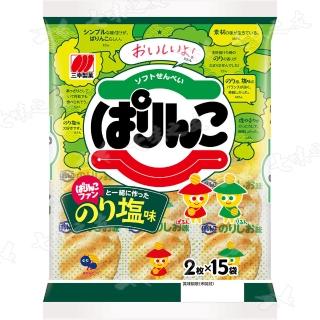 【三幸製果】PARINKO子樣仙貝 96g 海苔鹽味(2包/組)