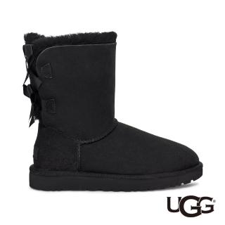 【UGG】女鞋/靴子/女靴/雪靴/Bailey Bow II(黑色-UG1016225BLK)