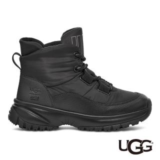 【UGG】女鞋/靴子/女靴/雪靴/Yose Puffer Lace(黑色-UG1143844BLK)