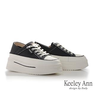 【Keeley Ann】厚底懶人休閒鞋(黑色376032210-Ann系列)