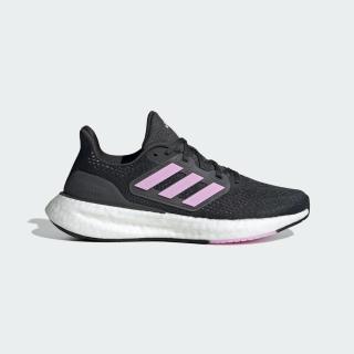 【adidas 愛迪達】Pureboost 23 W 女 慢跑鞋 運動 路跑 訓練 跑鞋 緩震 耐磨 透氣 黑粉(IF2386)