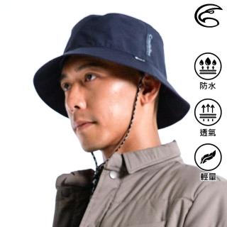 【ADISI】輕量3L防水高透氣漁夫帽 AH23046 / 極限黑(防水帽 防曬帽 遮陽帽)
