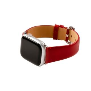 【n max n】Apple Watch 智慧手錶錶帶/雅致系列/皮革錶帶 辣椒紅 38mm - 41mm(AP-WA38-40-41-7004)