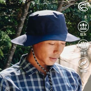 【ADISI】輕量3L防水高透氣中盤帽 AH23048 / 極限黑(防水帽 防曬帽 遮陽帽)